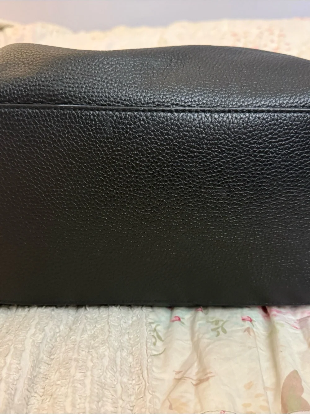 kate spade Black Pebbled Leather Satchel